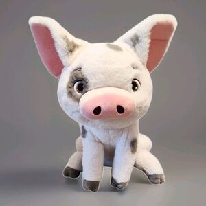 Moana Large 12” Plush Stuffed Animal Pig Authentic Disney Store Soft Cuddly
